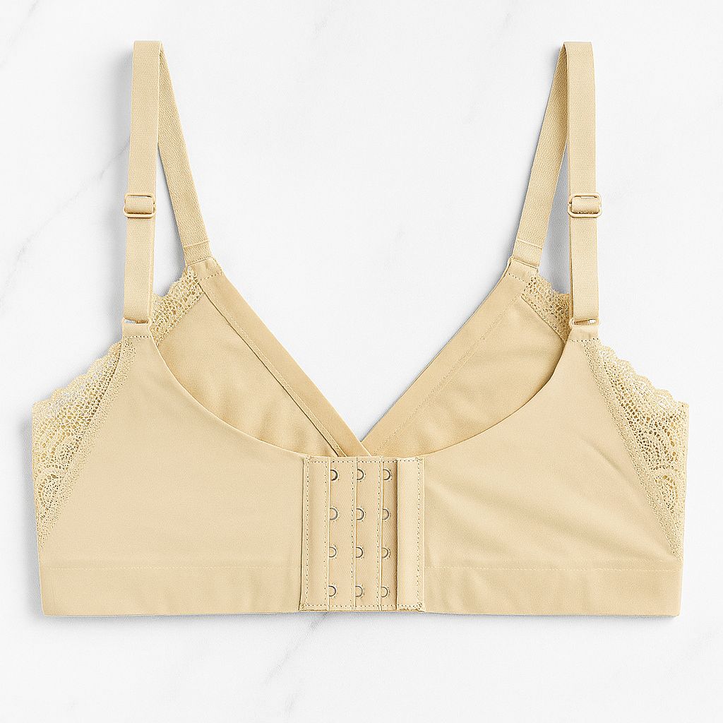 Cream Lace Bandeau Bralette