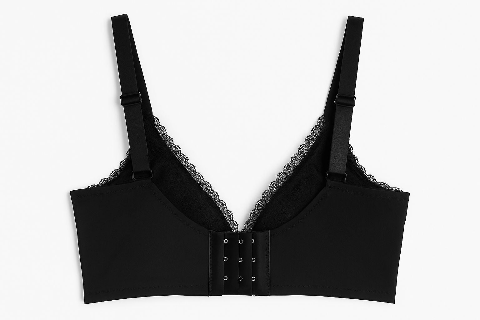 Navy Blue Geometric Lace Bralette